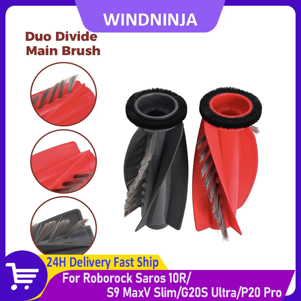 Основная щетка, роликовая щетка, запасные части, аксессуары для робота-пылесоса Roborock Saros 10R/S9 MaxV Slim/G20S Ultra/P20 Pro