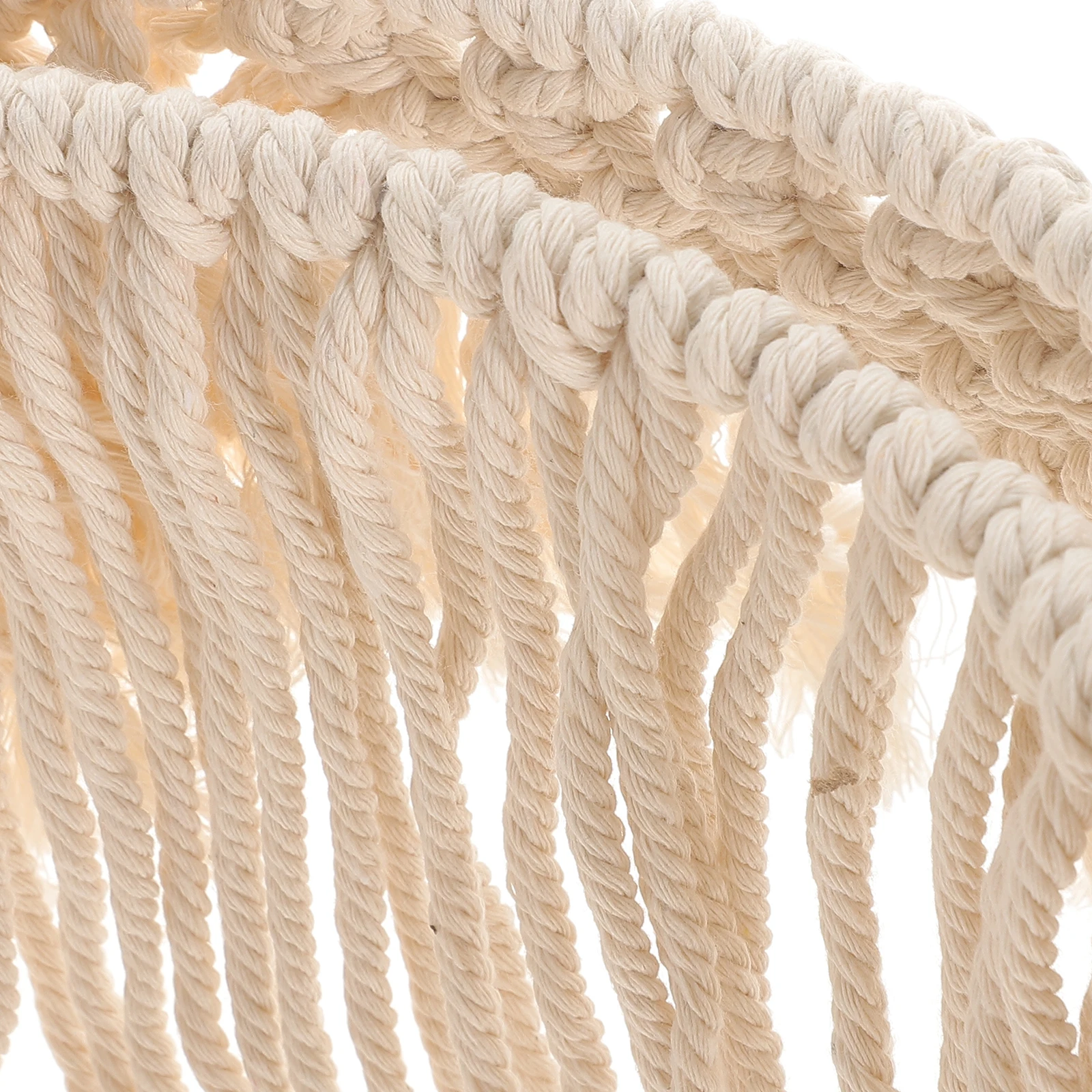 

Boho Lampshade Cotton Woven Pendant Ceiling Cover Macrame Beige Decorative Home Lighting Fixture Replacement Shade Household