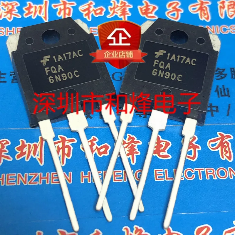 5PCS-10PCS FQA6N90C TO-3P 900V 6A NEW AND ORIGINAL ON STOCK