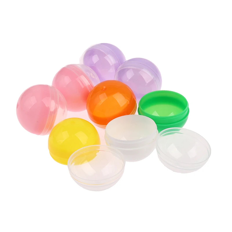 �� 100Pcs Mini 28/32/35/38MM Klar Transparent Kunststoff Kapsel Spielzeug Überraschung Ball Winzige Container, der Dinge Modell Kinder Party Spielzeug – Detail 12