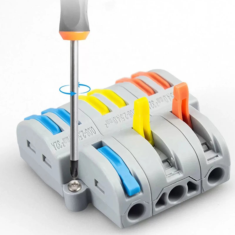 Press Type Quick Connect Terminal One In Multiple Out Plug-In Wire Connector Lighting Power Splitter Household Wire Combiner