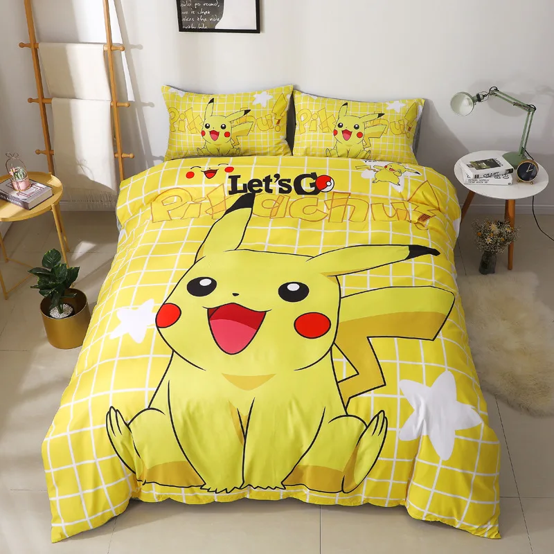 Anime Pokemon Animation Derivatives Bedding Sets Australia /Europe/USA Full Queen King Size Quilt Duvet Cover