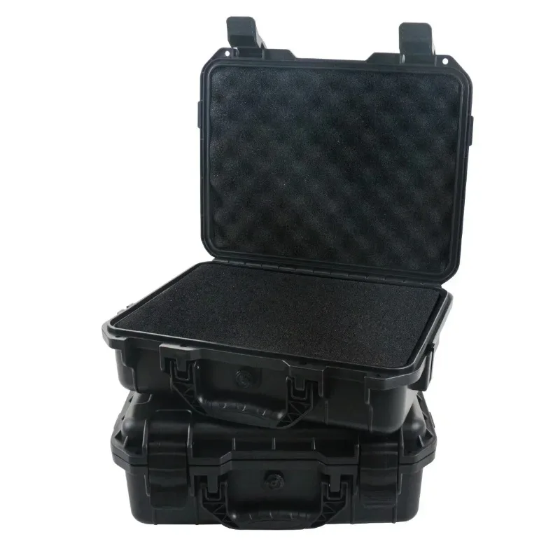 1 Waterproof Hard Hand-held Toolbox Bag with Pre Cut Sponge Storage Box, Impact Resistant Driving Chassis