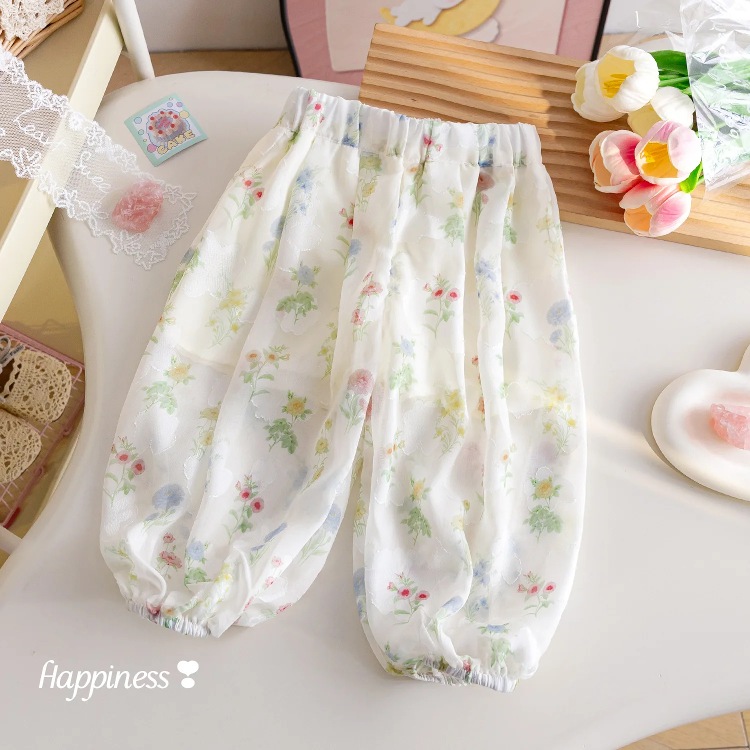 Girls Loose Pants Summer 2026 Children's Fashion Clothes Thin Trousers For Baby Girl Casul Bug Pants Outfits Kids Costume 5 6 7Y