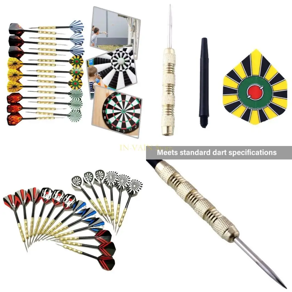

M5TC 18pcs Профессиональный стальный наконечник 20grams Set Precials Balanced Metal для Dartboards Game Part в
