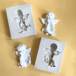 1pc Angel-Shaped Silicone Mold for Handmade Soaps, Candles, Aromatherapy, Clay & Plaster Crafts - Versatile DIY Crafting Tool