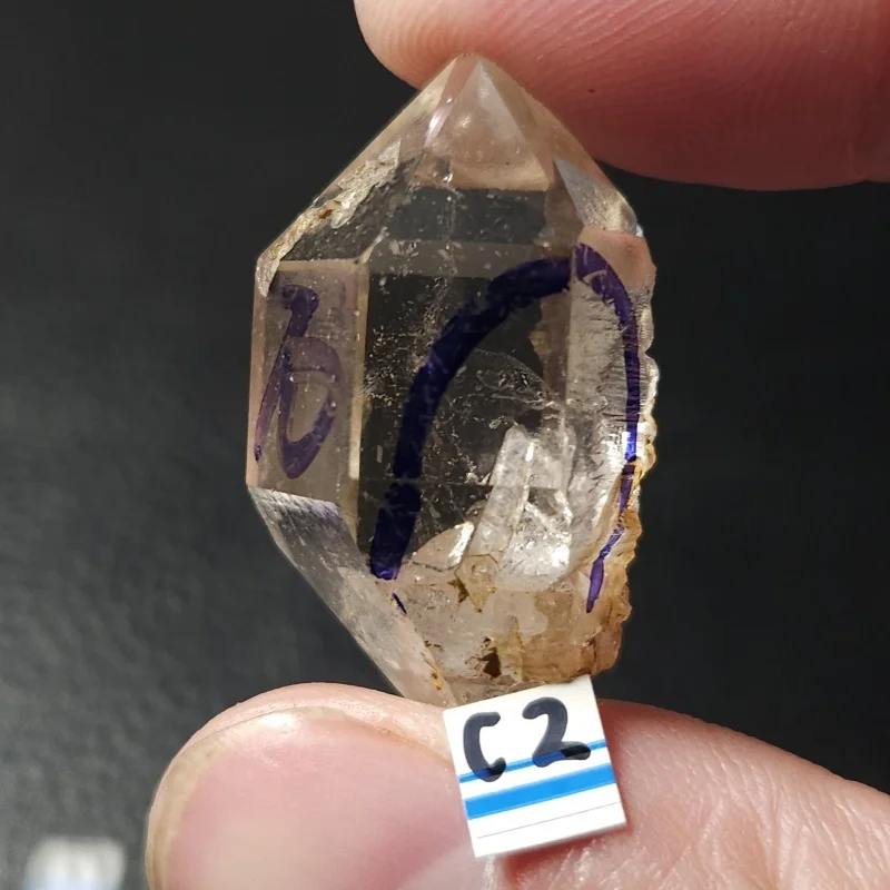 Natural Herkimer Diamond Quartz Witchcraft Chakra Gemstone Crystal Within A Stone Crystal Energy Healing