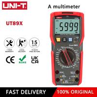 UNI-T UT89X UT89XD Professional Digital Multimeter Capacitance Resistance Tester True RMS NCV 20A Current AC DC Voltmeter