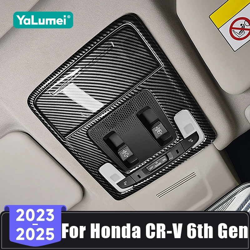 Für Honda CR-V CRV 6th Gen 2023 2024 2025 ABS Auto Vorne Lesen Licht Trim Abdeckung Lampe Rahmen dekorative Aufkleber Zubehör