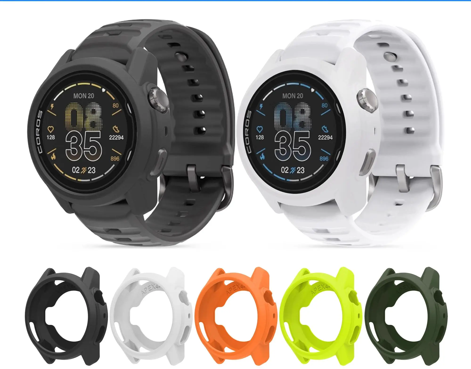 �y�Z�[�����z�\�t�g�V���R���ی�P�[�X�J�o�[�V�F�� COROS APEX 4 42 �~�����[�g�� 46 �~�����[�g���P�[�X�X�N���[���ی�����t���[���X�|�[�c�A�N�Z�T���[