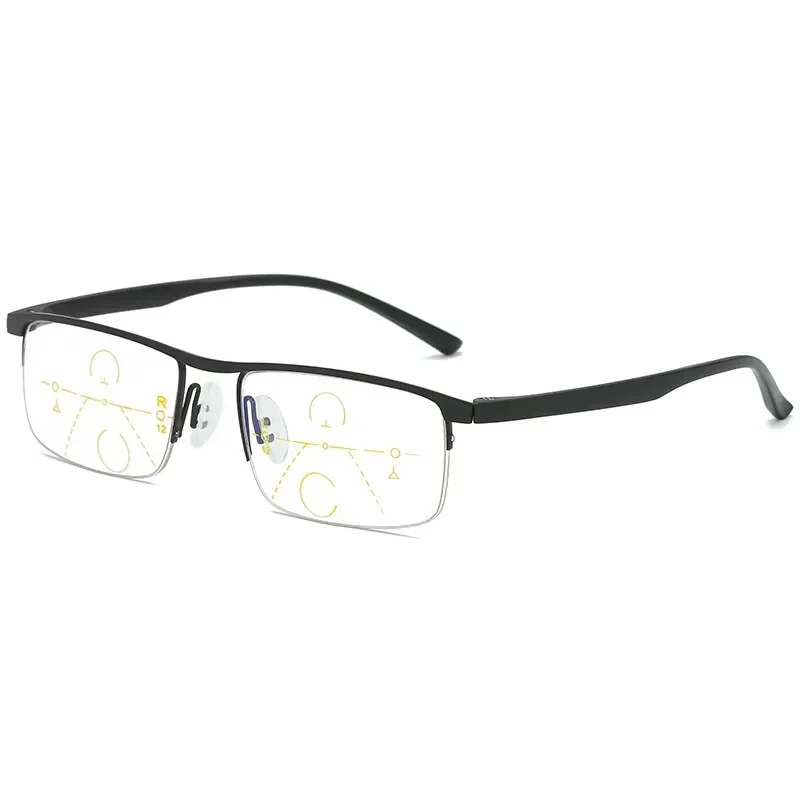 SZTZX Progressive multifokale Lesebrille Halbrahmen 4