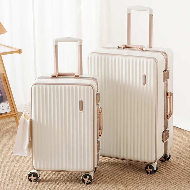 28インチ キャリア 新品 スーツケース アルミフレーム ABS+PC 大型 旅行用スーツケース 20インチ 機内持ち込み可能 24/26インチ パスワード付きトロリーケース