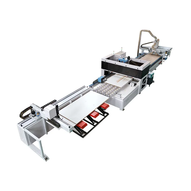 RapDuty-Machine de découpe de meubles entièrement automatique, routeur CNC en bois, proposition de coupe exécutive, ligne de production de panneaux