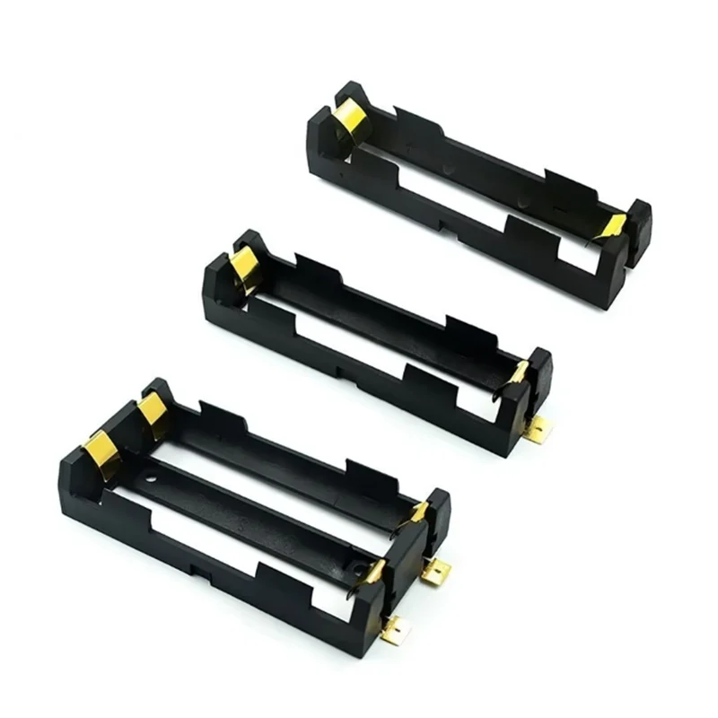 1x 2x 4x 18650 SMT Battery Holder 18650 3.7V Battery Box Storage Case Container Power Bank with Bronze Pins 18650 battery box