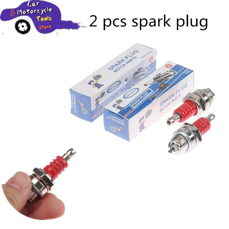 

2pcs 3-sided Pole Spark Plug L7T 2 Stroke Electrode 5200 Replace Accessories