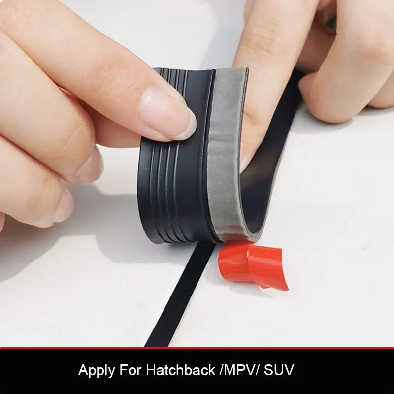 Bancs en caoutchouc pour voiture, bande d'étanchéité pour couvercle de coffre automatique, garniture de bord supérieur arrière URA, accessoires de mastic anti-poussière automobile, SUV