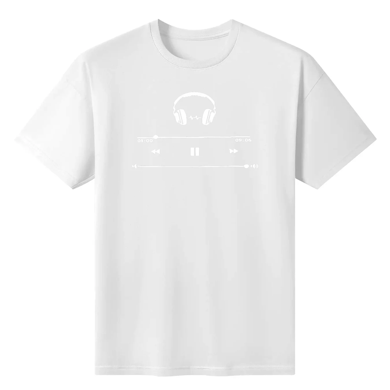 

New Music Lover Pattern Print Men's Medium Stretch T-shirt Graphic Tee Men's Summer 2024 Fashion Clothes Men's Outfits