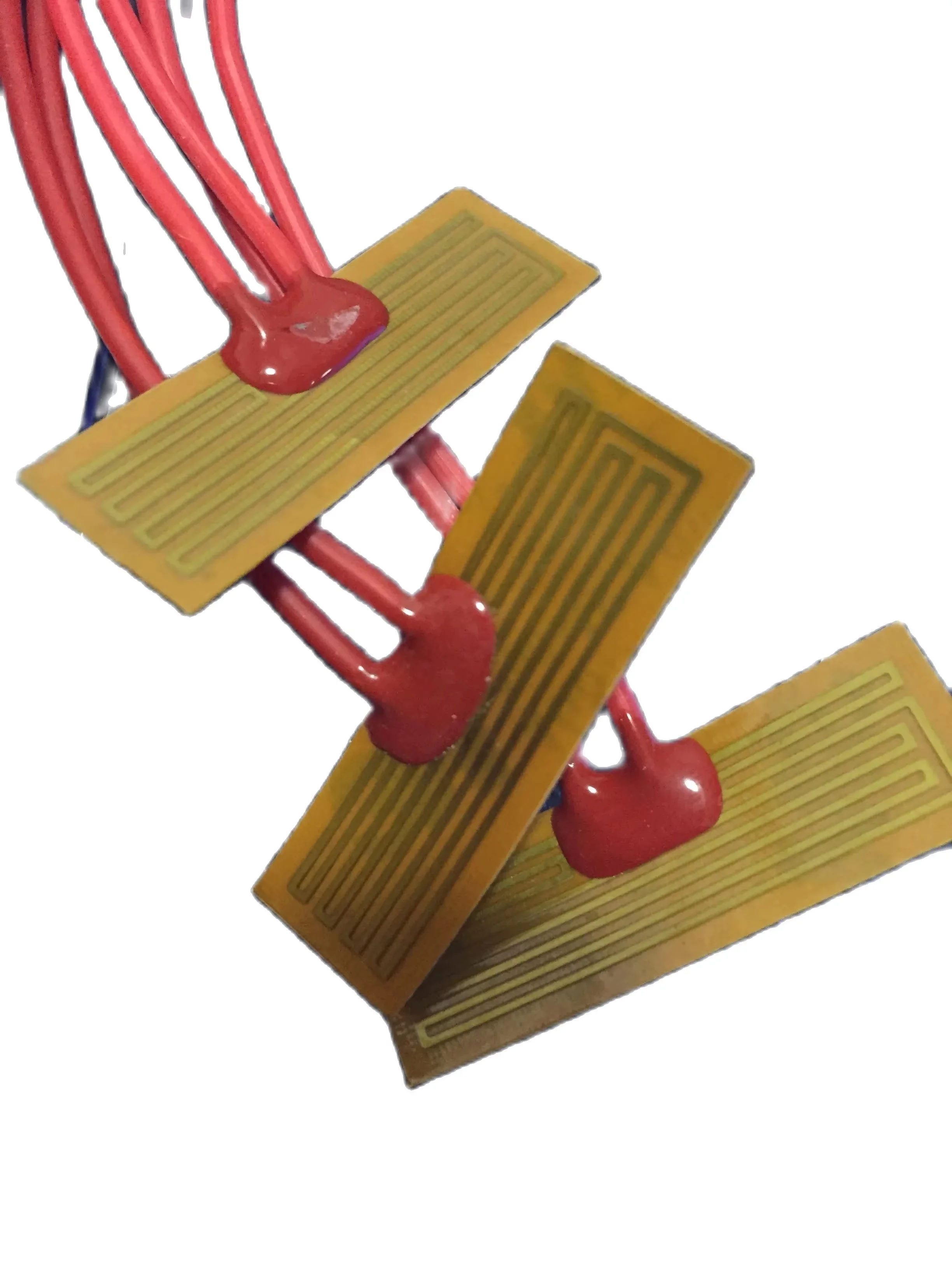 

137x137 мм, 12 В, 10 Вт, полиимидная электрическая пленка для термоэффекта, стабильная рабочая температура, оптоэлектронные компоненты, нагрев