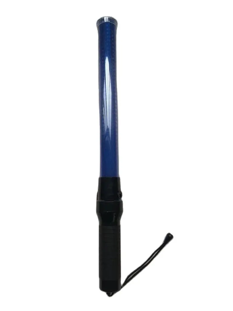 54cm Traffic Control LED Baton Glowing Rechargeable Safety Blue Warning Light