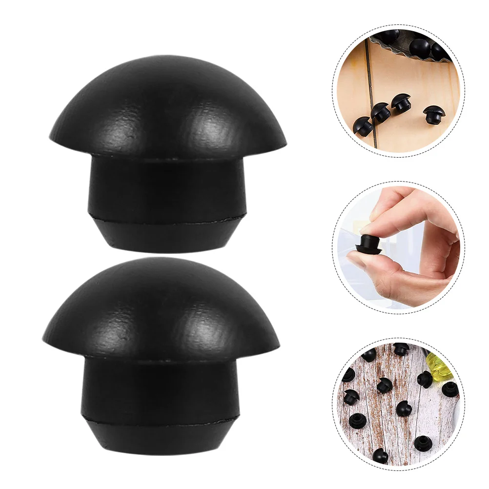 

15Pcs Black Rubber Jack Oil Plugs for Floor Bottle Jacks Versatile Tool for Automotive Enthusiasts Jack Oil Plugs