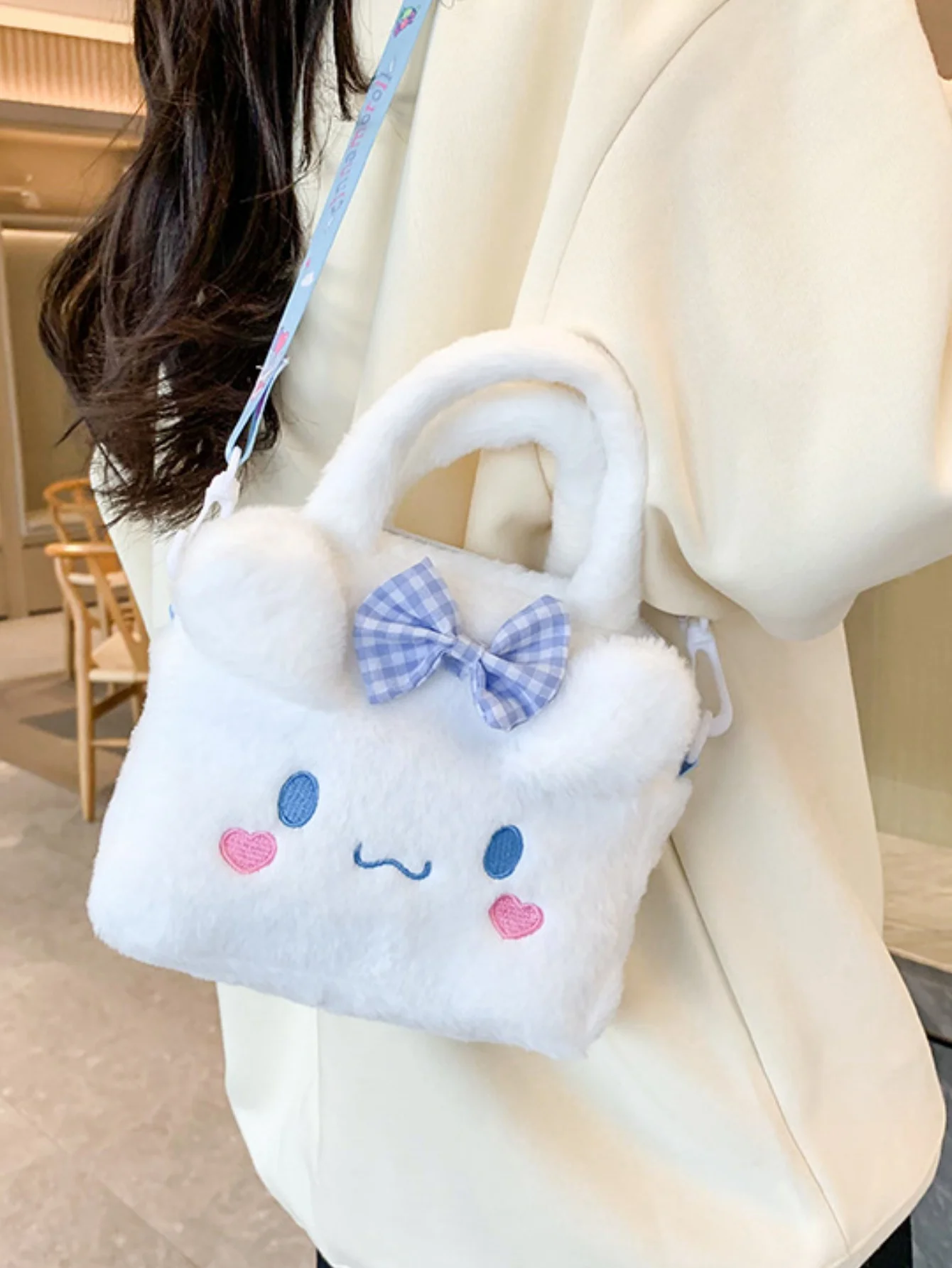 1 قطعة حقيبة يد لطيف ، مرحبا كورومي كيتي بلدي ميلودي سينامورول محفظة الكرتون أنيمي رقيق حقيبة كروسبودي هدايا عيد الميلاد عطلة