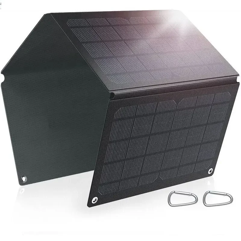 180W składany Panel słoneczny typu C + ładowarka solarna USB przenośny wodoodporny Panel zasilanie mobilne na zewnątrz z ogniwami słonecznymi do