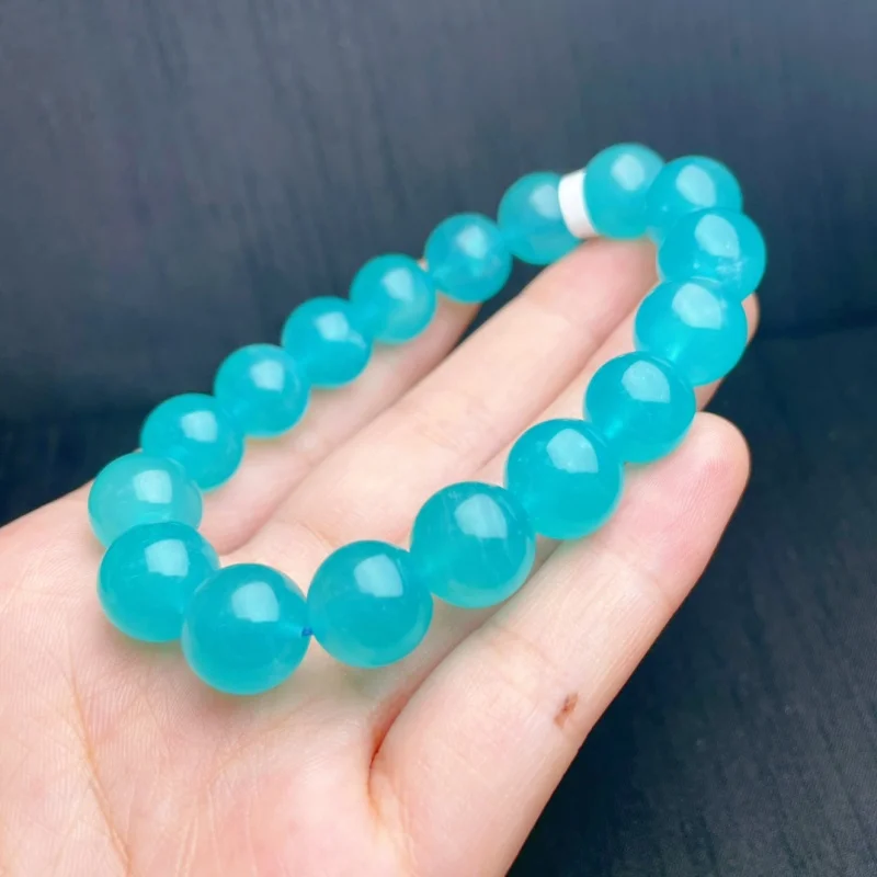 

10mm Natural Amazonite Bead Bracelet Women Men Handmade Stretch Rope Luxury Jewelry Energy Healing Gift 1PCS