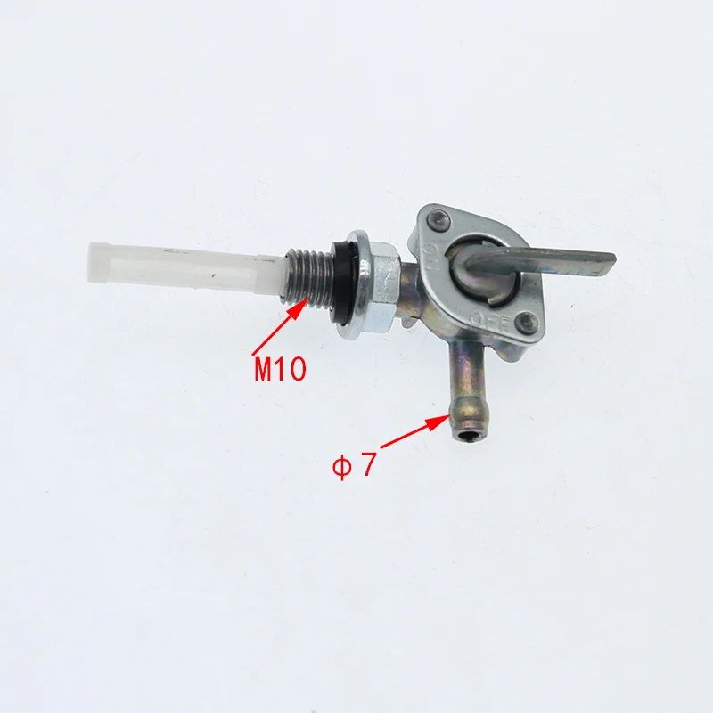 

ON/OFF Universal Fuel Shut Off Valve Tap Replacement For Generator Gas Engine Tank Switch Fit 1/4" Hose Tap