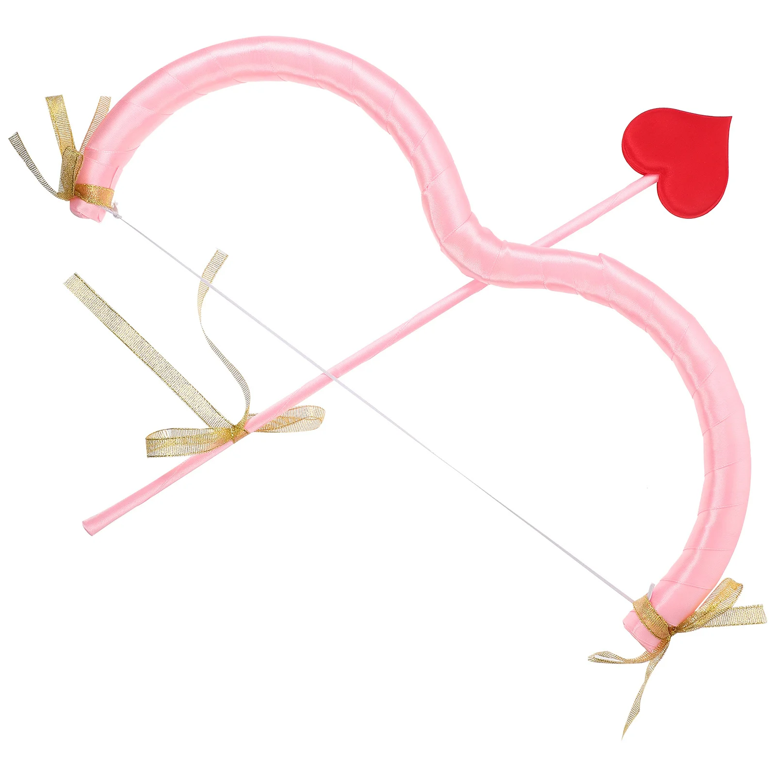 

1 Set Cupid Arrow Prop Arch Shape Reusable Costume Bow Arrow for Cosplay Valentine Dance Party Center Attention Costume