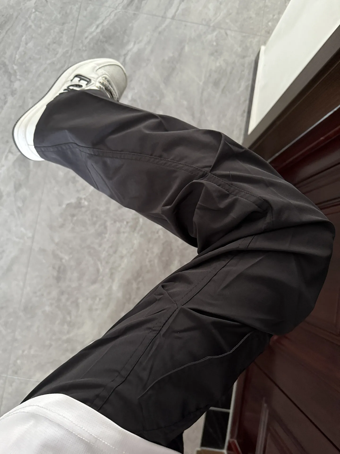 American Folded Diagonal Cut Double Line Bell Bottom Jacket Pants Men Women Functional Quick Dry Cool Slim Straight Casual Lo...
