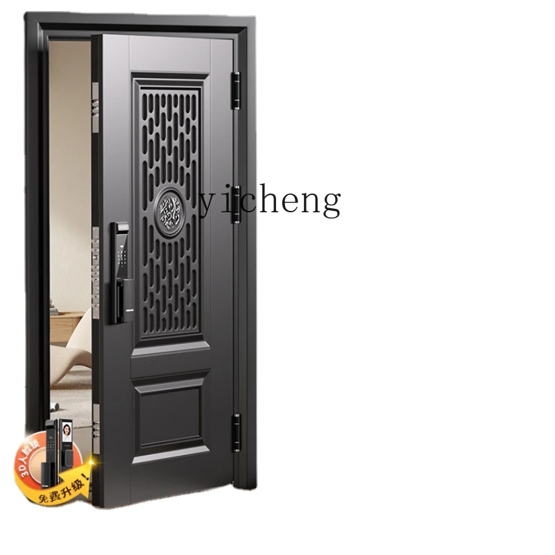 

Zc Anti-Theft Door Ventilation Door Middle Household Ventilation Window with Screen Window Class a Entrance Door