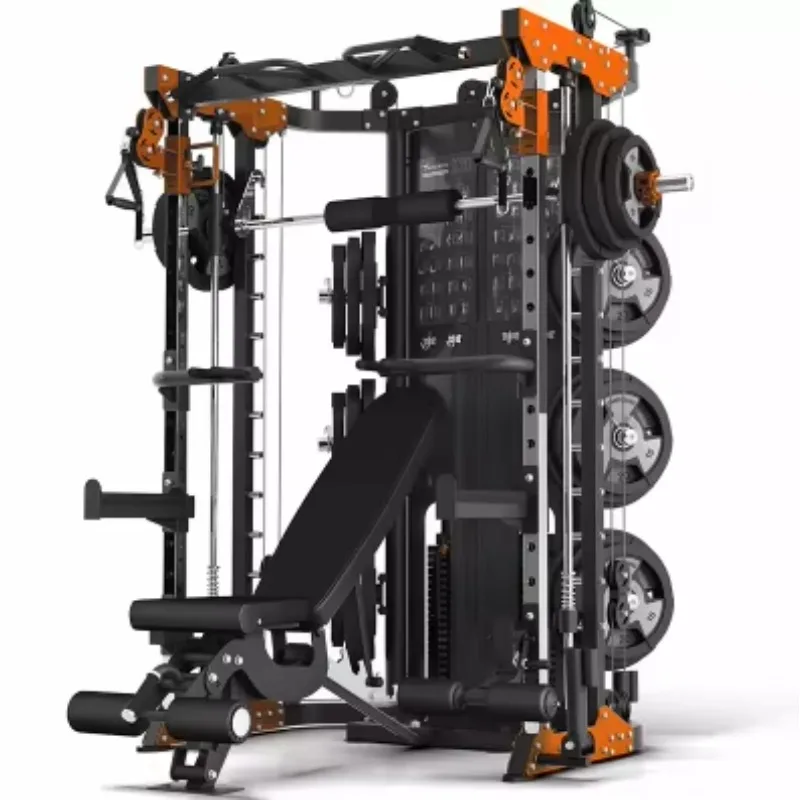 All-in-One Home Gym Station Shoulder Chest Leg Press Multifunctional Gear