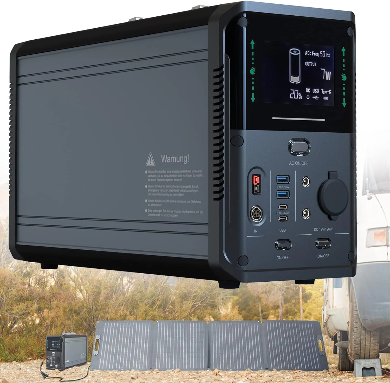 

2024 New Design Portable 1500W Power Station High Quality Outdoor LiFePO4 Generator with 10W Output Power