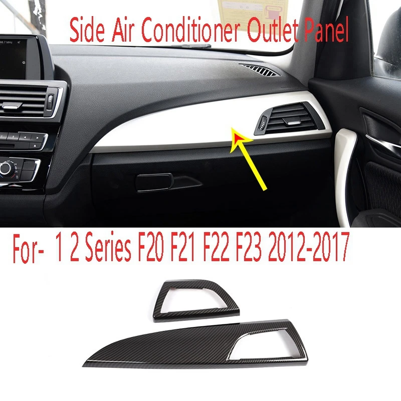 Car Dashboard Side Air Conditioner Outlet Panel Cover Stickers Accessories for 1 2 Series F20 F22 F23