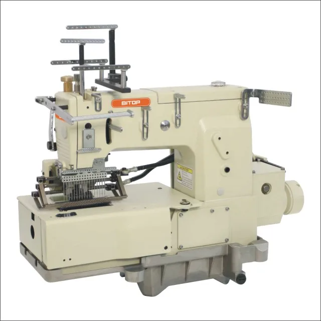 Type Flat Bed 12-50N  Elastic Shirring and Smocking Machine(1012PSSM-1050PSSM) Multi  Sewing Machine