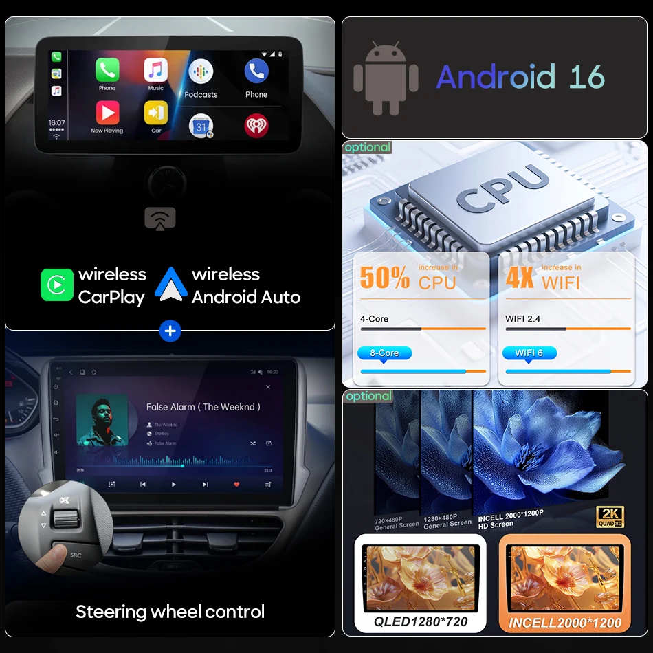 Picture 6: Car Multimedia Player for Volkswagen VW Multivan T5 2003 2004 2005 - 2015 Android Radio Carplay Auto 2din GPS Navigation Stereo