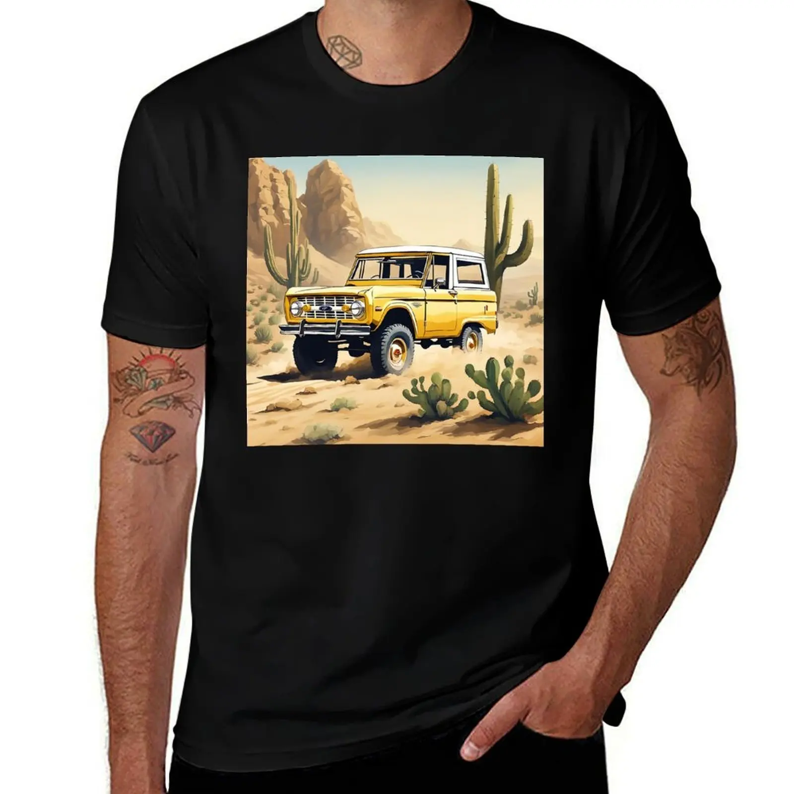 

Desert Bronco - Yellow T-Shirt custom t-shirts graphic shirts Louboutins football t shirt funny t shirts men