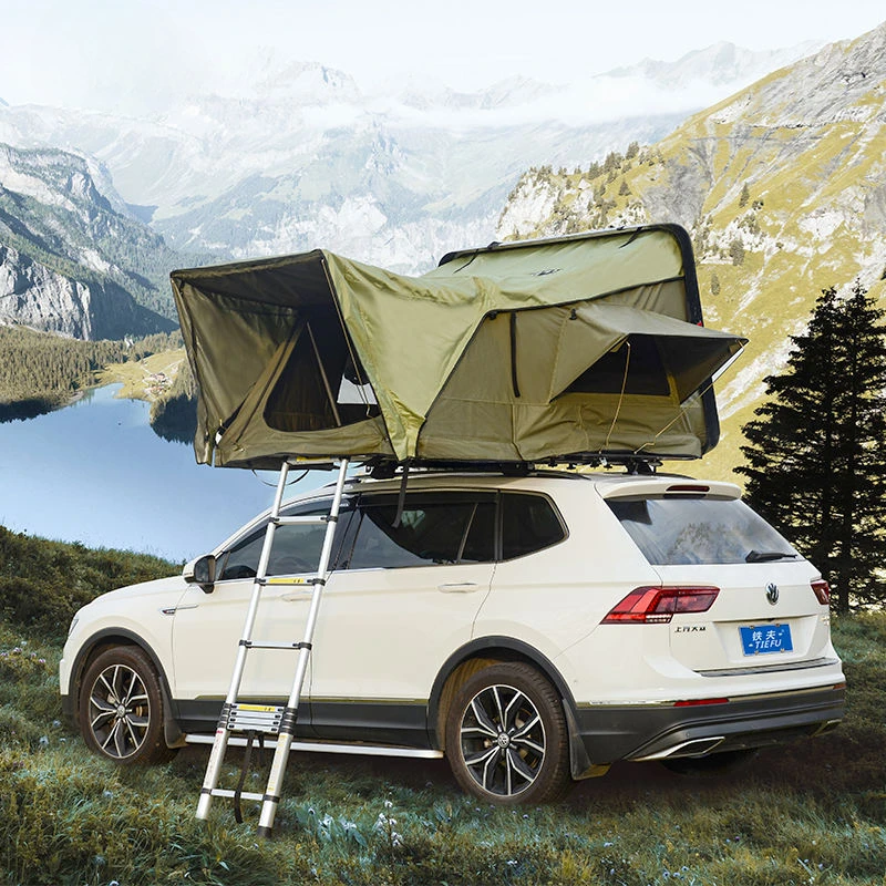 High Quality Car Rooftop Tent Outdoor Camping Hard Shell Pop up Car Roof Four-Season Tent