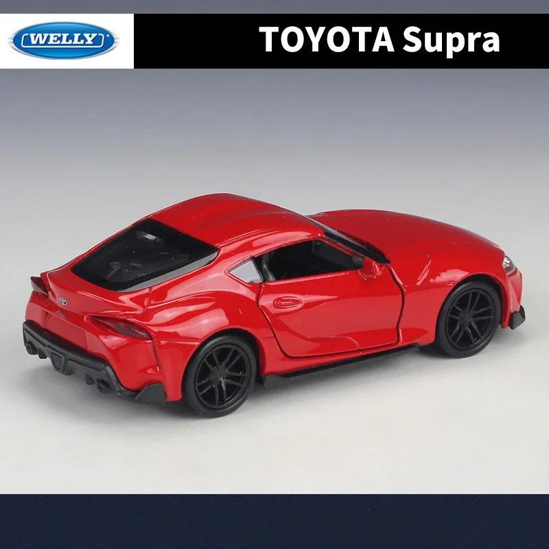 WELLY 1:36 TOYOTA Supra symulacyjny aluminiowy model samochodu - odpowiedni do zabawek i kolekcji dla dzieci