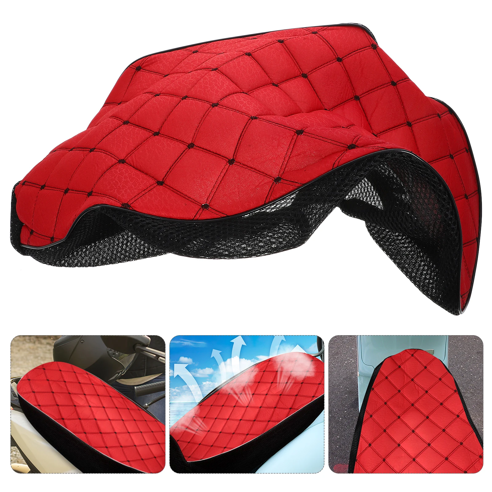 

Seat Cushion Cover Electric Scooter Accessories Linen Breathable Motorcycle Covers