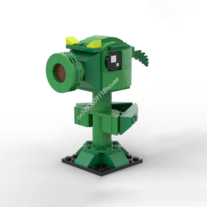 

94 шт. MOC PvZ Garden Warfare Pea Shooter Brickheadz модель строительные блоки детские игрушки сборка DIY образование ремесло рождественские подарки
