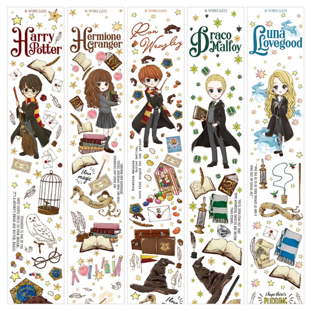 Pegatinas genuinas de Harry Potter para regalo de recompensa escolar, decoración de aula de Ron Hermione, pegatina de estímulo para estudiantes y profesores