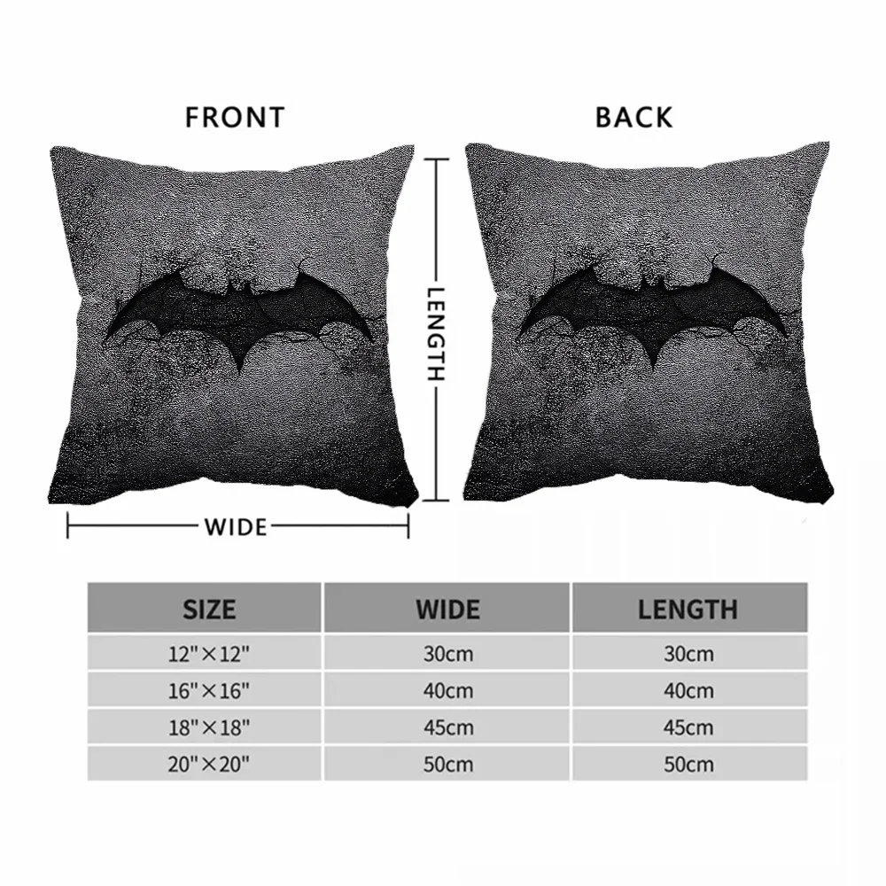 Home Decoration Accessories Batmans Cushion Cover 40*40 Decorative Pillowcase 50x50 Short Plush Car Sofa Cushions Covers Pillow