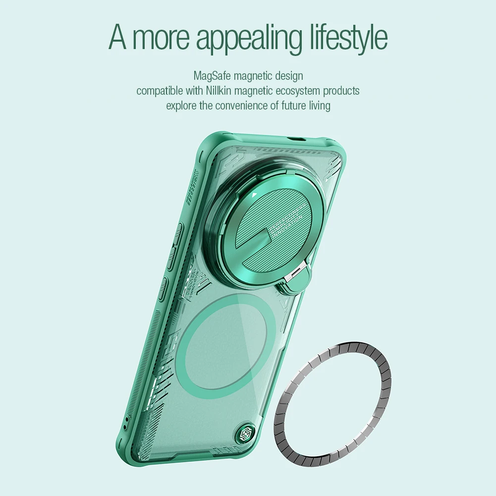 for Xiaomi Mi 14 Ultra 5G Magnetic case Nillkin iceblade Prop Camera Protection with Stand Back cover for Mi 14 Ultra