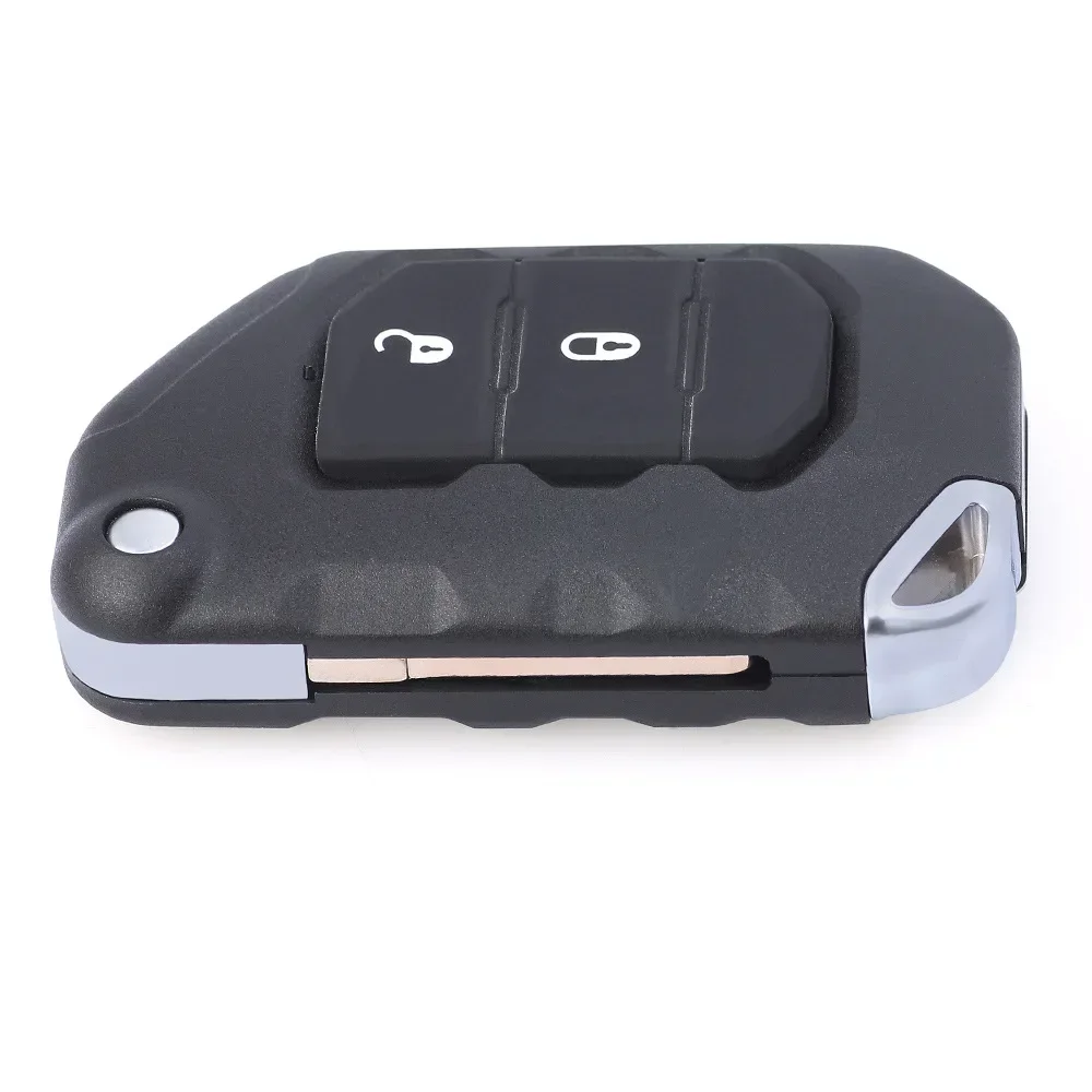 Chiave BB per Jeep Wrangler 2018 2019 433MHz PCF7939M 4A Chip ID FCC: OHT1130261 Flip pieghevole Smart Remote Car Key