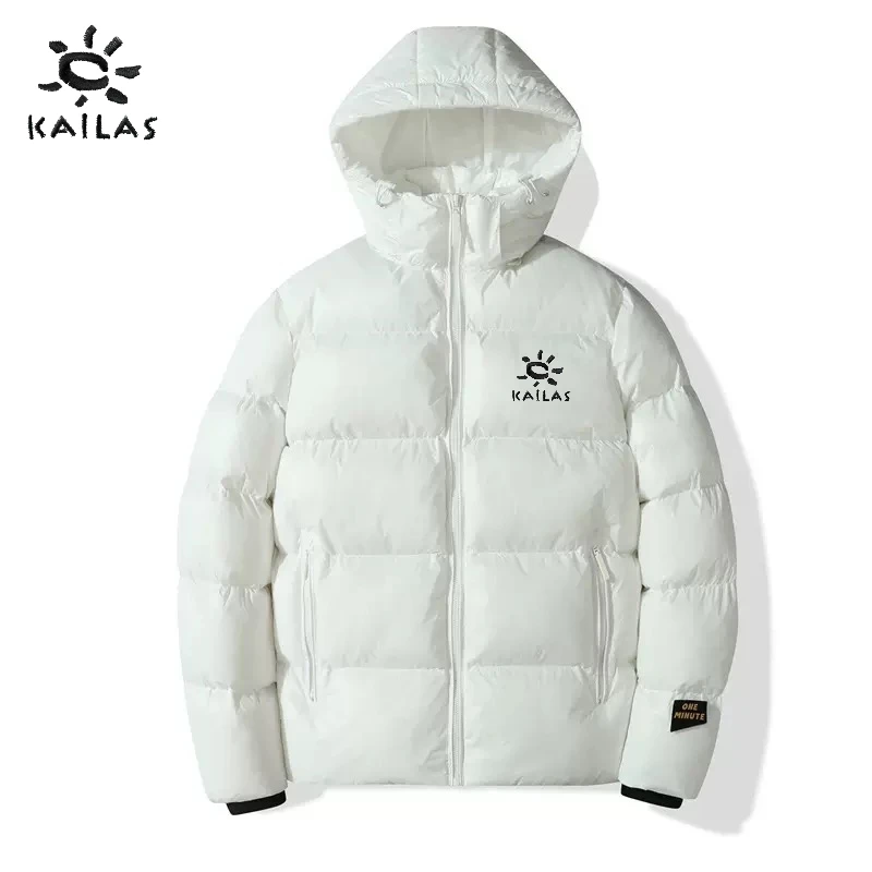 Autumn and Winter Men's Luxury Brand Hooded Down Jacket Goose Feather Jacket New Trend Fashion Outdoor Windproof Warm Jacket - Image 5