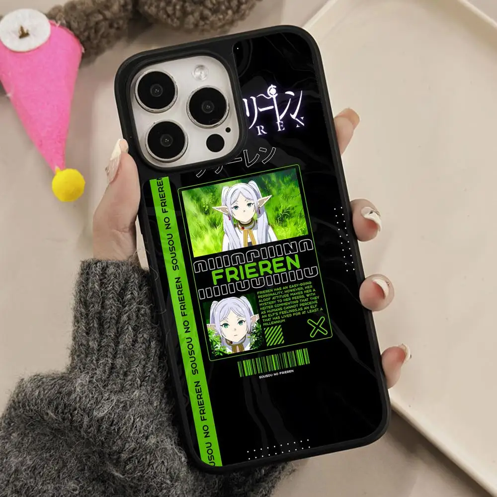 

Чехол для телефона Sousou no Frieren с матовой поверхностью для iPhone 17 16 15 14 13 12 11 Air Pro Max Plus, цветной