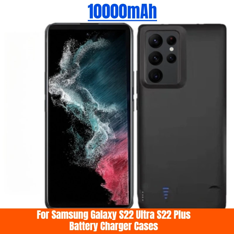 

Power Bank 10000mAh for Samsung Galaxy S22 Ultra S22 Plus Battery Charger Cases