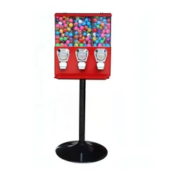 Three Head Bulk Candy Vending Machines Triple Gumball vending Machine 3 Head automatic candy Dispenser