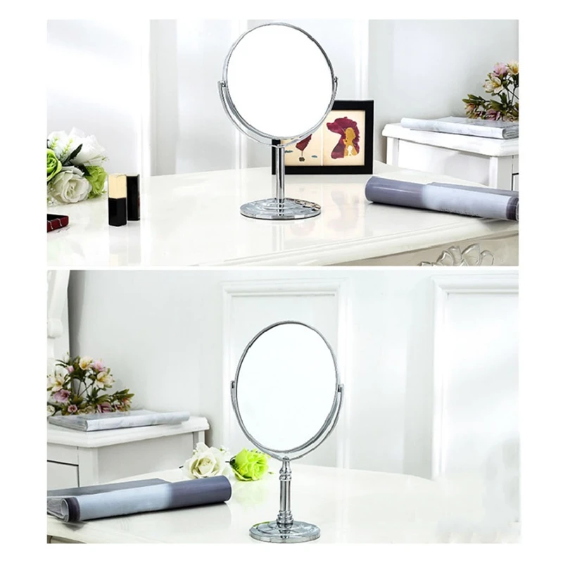 1Piece Tabletop Mount Vanity Round Mirror Desktop Makeup Mirror Desktop Dressing Mirror